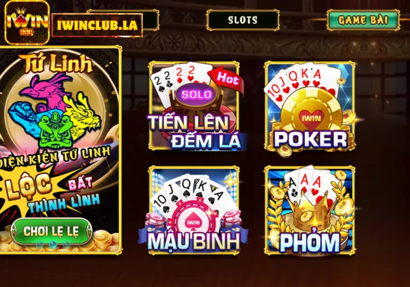 Cùng IWIN CLUB trải nghiệm game bài Tiến Lên Miền Nam Đẳng Cấp 1 Tiến lên miền nam iwin club