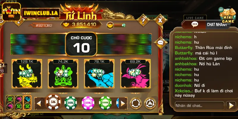 Kho Báu Tứ Linh IWIN CLUB Chơi Nhiều Thắng Nhiều Đủ Chỉ Tiêu 1 Kho Báu Tứ Linh IWIN CLUB